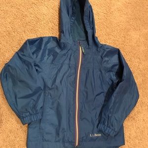 Kids 6x-7 L.L. Bean rain jacket